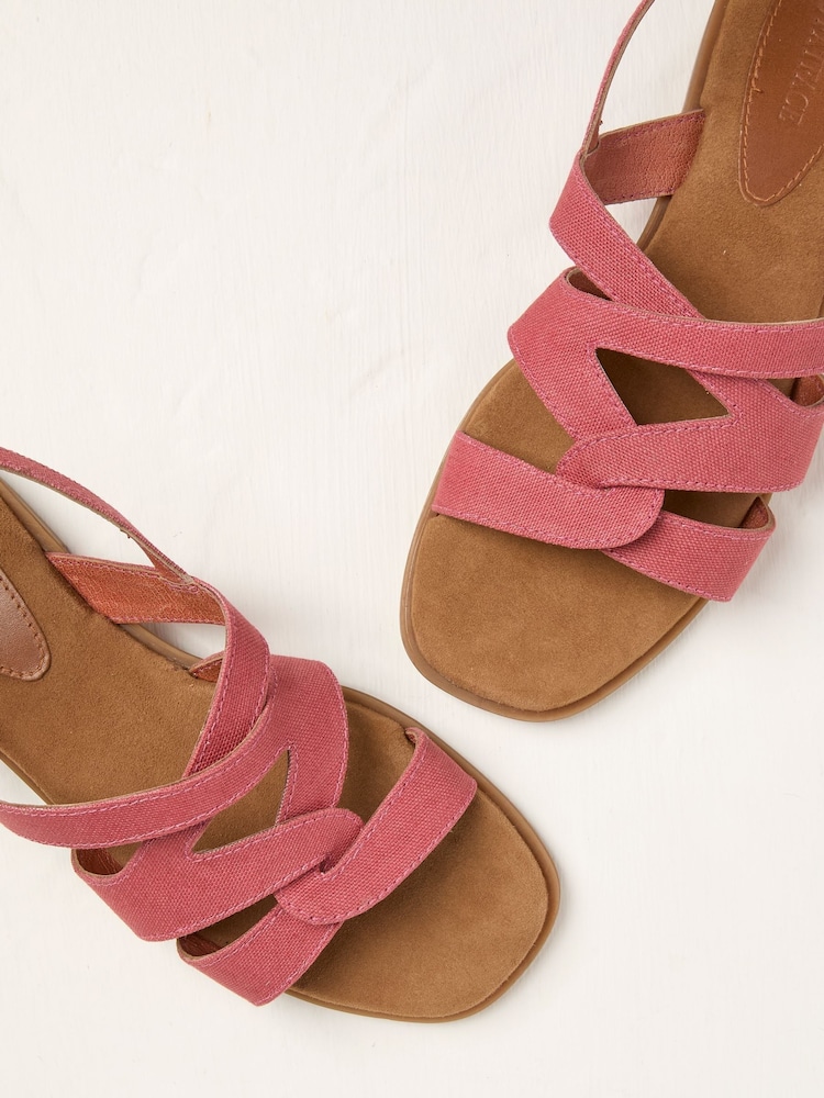 FatFace Coco Red Strappy Sandal - Image 3 of 3
