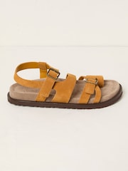 Ochre Yellow Toe Post Sandal - Image 1 of 3