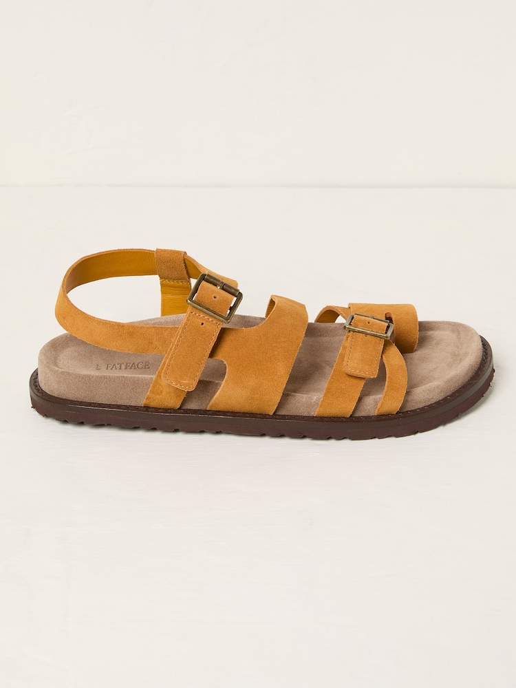 Ochre Yellow Toe Post Sandal - Image 1 of 3 Ochre Yellow Toe Post Sandal - Image 1 of 3