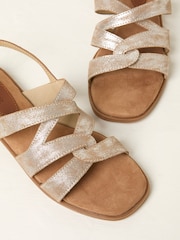 FatFace Coco Bronze Strappy Sandal - Image 2 of 3