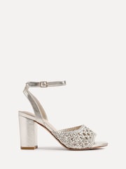 Linzi Gold Bridget Handwoven Block Heeled Sandals - Image 2 of 5