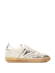 Moda in Pelle Bennet Feature Material Gum Sole Trainers - Image 1 of 4