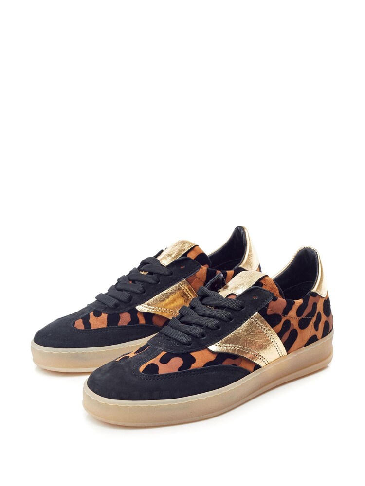Moda in Pelle Bennet Feature Material Gum Sole Trainers - Image 2 of 4 Moda in Pelle Bennet Feature Material Gum Sole Trainers - Image 2 of 4