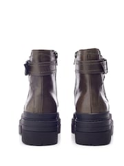 Moda in Pelle Oller Buckle Strap Chunky Leather Chelsea Boots - Image 3 of 4