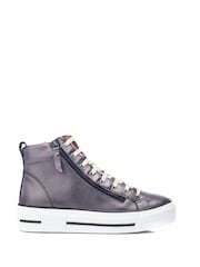 Moda in Pelle Annaken High Top Chunky Lace-Up Leather Trainers - Image 1 of 4