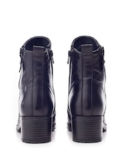 Moda in Pelle Onika Rouched Leather Ankle Boots - Image 3 of 4