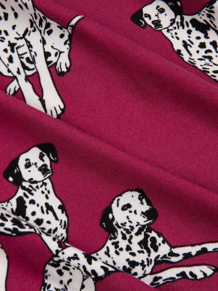Chelsea Peers – langes Pyjama-Set für Kinder mit Dalmatiner-Hundemuster und Knopfverschluss - Bild 3 von 3 Chelsea Peers – langes Pyjama-Set für Kinder mit Dalmatiner-Hundemuster und Knopfverschluss - Bild 3 von 3