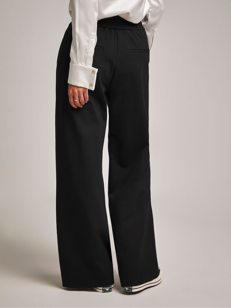 Anthology by JD Williams Black Ponte Pull-On Wide Leg Trousers - Image 2 of 4