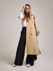 Anthology by JD Williams Black Ponte Pull-On Wide Leg Trousers - Image 3 of 4