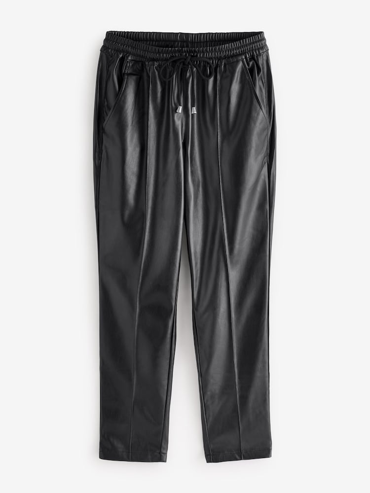 JD Williams Faux Leather PU Tapered Trousers - Imagen 5 de 5 JD Williams Faux Leather PU Tapered Trousers - Imagen 5 de 5