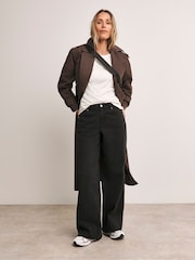 Anthology By JD Williams Black Premium Wide Leg Jeans - Image 1 of 4