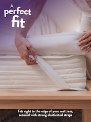 Slumberdown White Sleep Soundly Climate Control Extra Deep 10cm Mattress Topper - Image 5 of 7