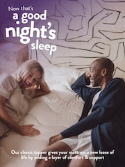 Slumberdown White Sleep Soundly Climate Control Mattress 25cm Topper - Image 2 of 7