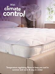 Slumberdown White Sleep Soundly Climate Control Mattress 25cm Topper - Image 3 of 7