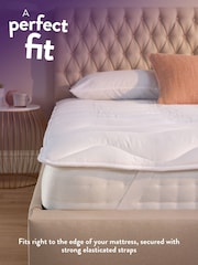 Slumberdown White Sleep Soundly Climate Control Mattress 25cm Topper - Image 5 of 7