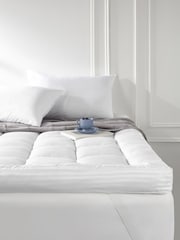 Snuggledown White Luxurious Hotel Mattress 10cm Topper - Image 1 of 12