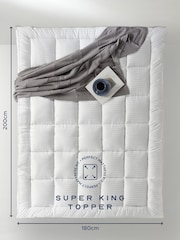Snuggledown White Luxurious Hotel Mattress 10cm Topper - Image 11 of 12