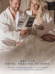 Snuggledown White Luxurious Hotel Mattress 10cm Topper - Image 12 of 12