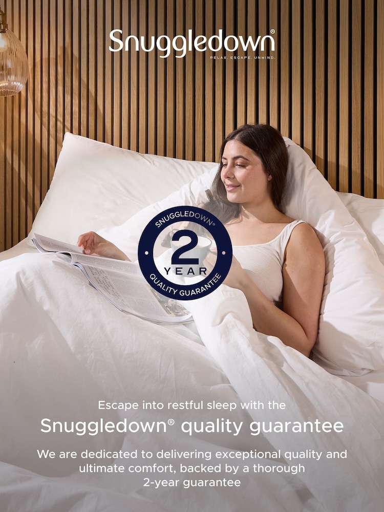 Snuggledown White 10cm Luxurious Hotel Mattress Topper - Image 13 of 13 Snuggledown White 10cm Luxurious Hotel Mattress Topper - Image 13 of 13