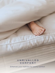 Snuggledown White Luxurious Hotel Mattress 10cm Topper - Image 2 of 12