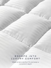 Snuggledown White Luxurious Hotel Mattress 10cm Topper - Image 5 of 12
