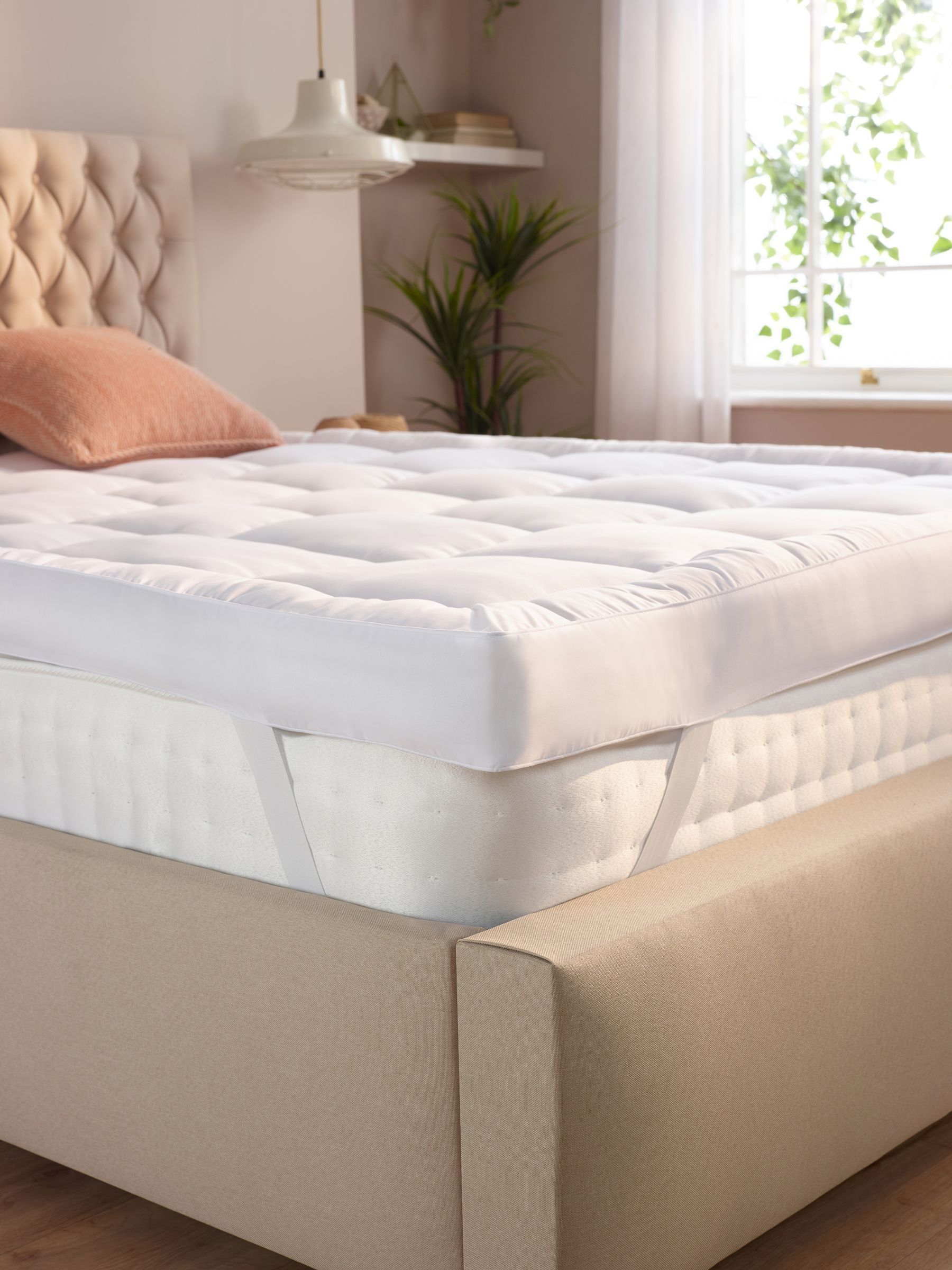 Slumberdown Unisex White Sleep Soundly Extra Deep 10Cm Mattress Topper - Image 9
