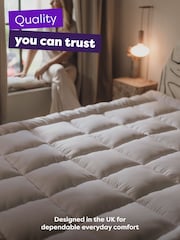 Slumberdown White Sleep Soundly Extra Deep Mattress 10cm Topper - Image 11 of 11