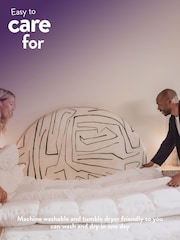 Slumberdown White Sleep Soundly Extra Deep Mattress 10cm Topper - Image 6 of 7
