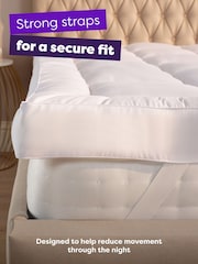 Slumberdown White Sleep Soundly Extra Deep Mattress 10cm Topper - Image 8 of 11