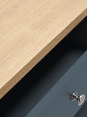 Navy Blue Malvern Cream Large Console Table - Image 2 of 6