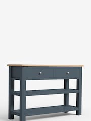 Navy Blue Malvern Cream Large Console Table - Image 4 of 6