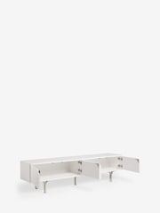 White Evie Gloss Up to 80 inch TV Unit - Image 5 of 8