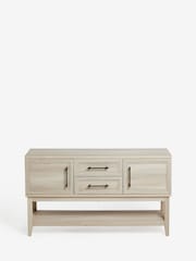 Light Langton Oak Effect Space Saving Large Sideboard - Image 8 of 9