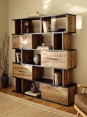 Dark Bronx Oak Effect Extra Wide Shelf - Image 1 of 9