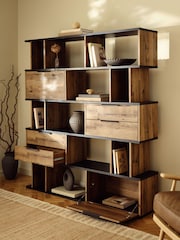 Dark Bronx Oak Effect Extra Wide Shelf - Image 2 of 9