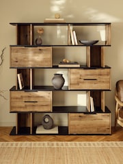 Dark Bronx Oak Effect Extra Wide Shelf - Image 3 of 9