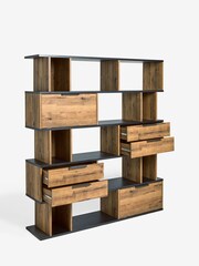 Dark Bronx Oak Effect Extra Wide Shelf - Image 9 of 9