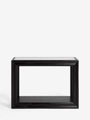 Black Ritz N Premium Mango Wood and Glass Console Table - Image 5 of 7