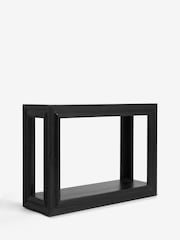 Black Ritz N Premium Mango Wood and Glass Console Table - Image 6 of 7