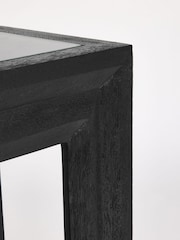 Black Ritz N Premium Mango Wood and Glass Console Table - Image 7 of 7