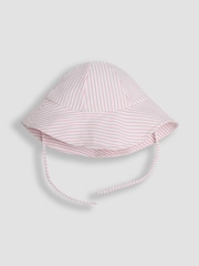 JoJo Maman Bébé Stripe Floppy Sun Hat - Imagen 1 de 3