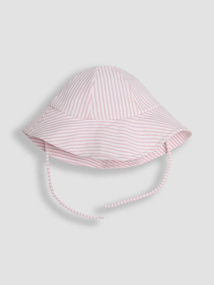 JoJo Maman Bébé Stripe Floppy Sun Hat - Imagen 1 de 3