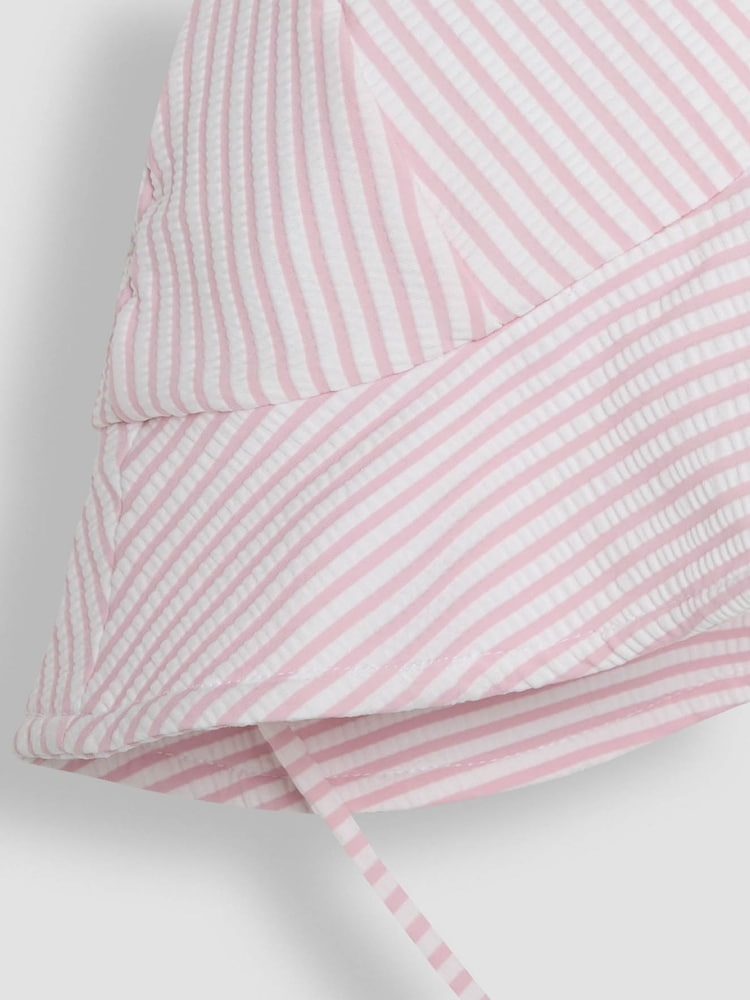 JoJo Maman Bébé Stripe Floppy Sun Hat - Imagen 2 de 3