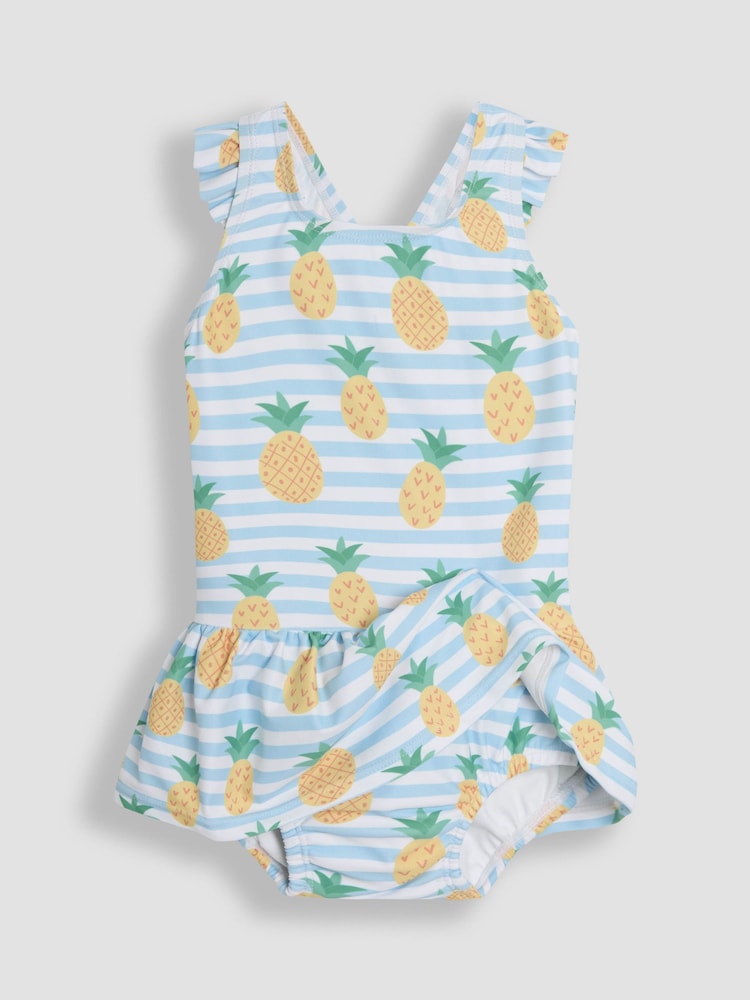 JoJo Maman Bébé Stripe Swimsuit with Nappy - Image 2 of 3