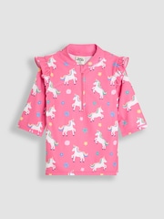 JoJo Maman Bébé Unicorn Unicorn Sun Protection Suit 2 Piece - Image 2 of 9