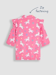 JoJo Maman Bébé Unicorn Unicorn Sun Protection Suit 2 Piece - Image 5 of 9