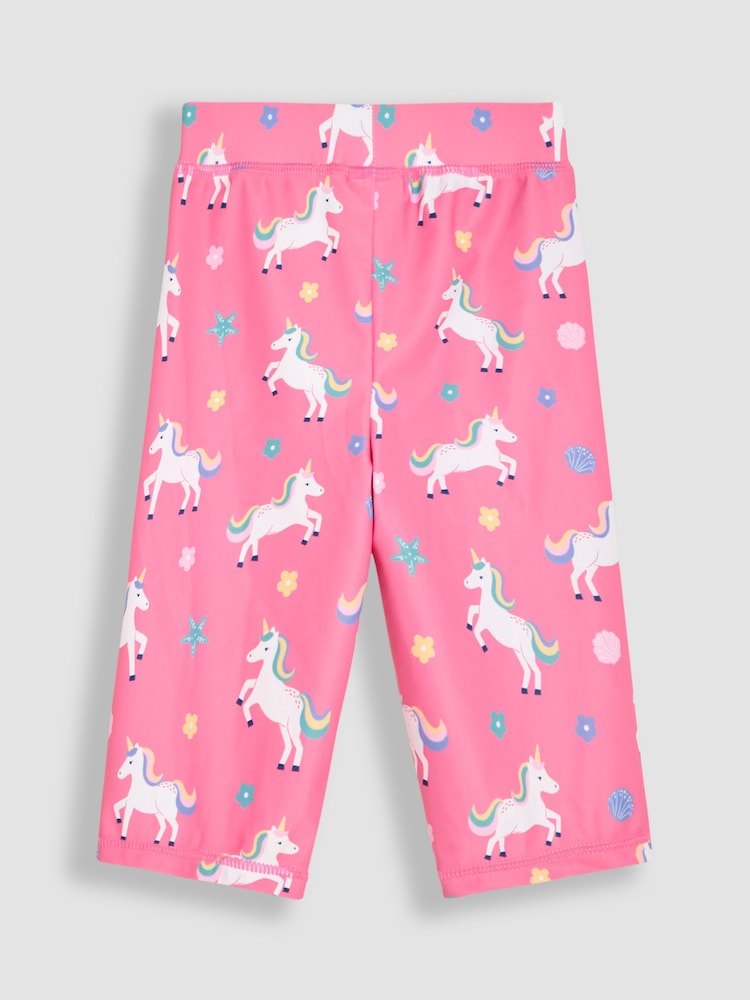 JoJo Maman Bébé Unicorn Unicorn Sun Protection Suit 2 Piece - Image 8 of 9