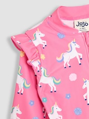 JoJo Maman Bébé Unicorn Unicorn Sun Protection Suit 2 Piece - Image 9 of 9