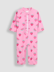 JoJo Maman Bébé Strawberry Sun Protection Suit - Imagen 1 de 5