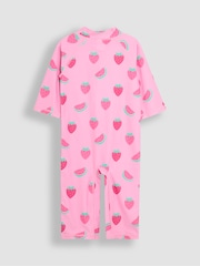 JoJo Maman Bébé Strawberry Sun Protection Suit - Imagen 2 de 5
